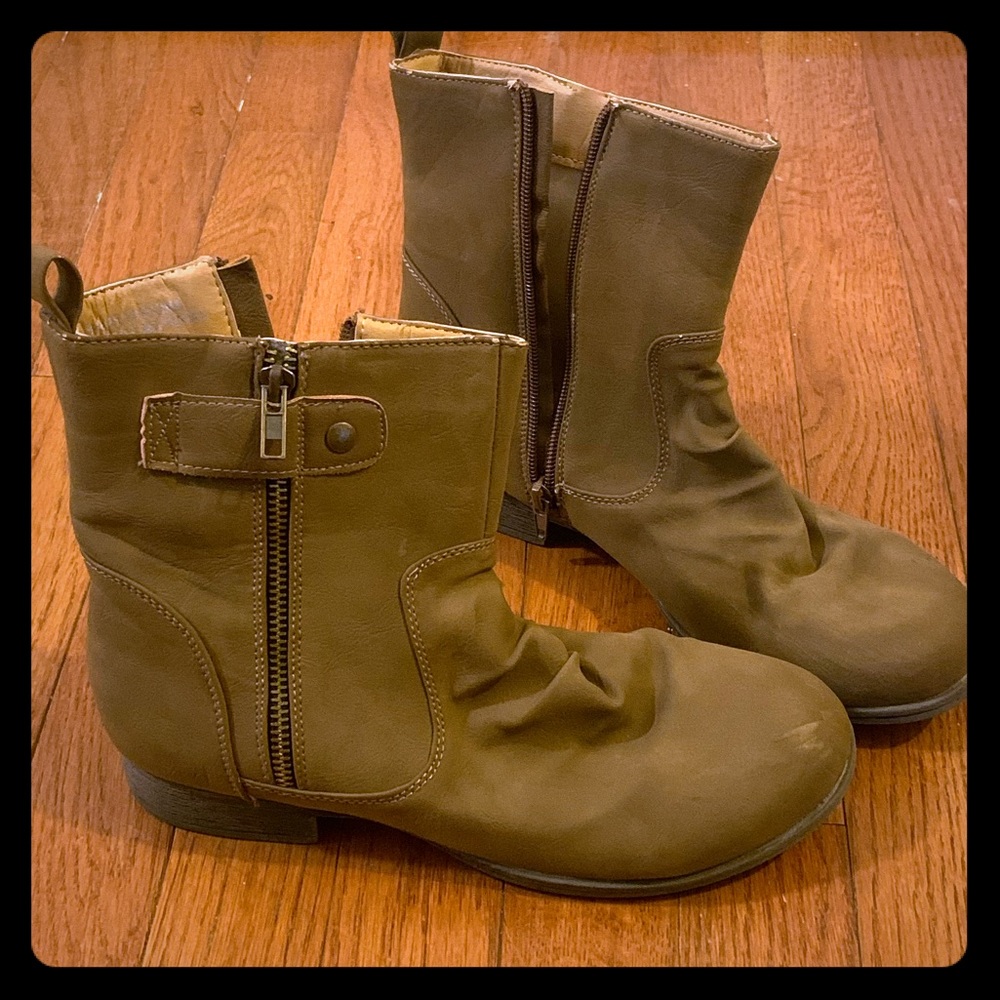 Zip Up Ankle Booties